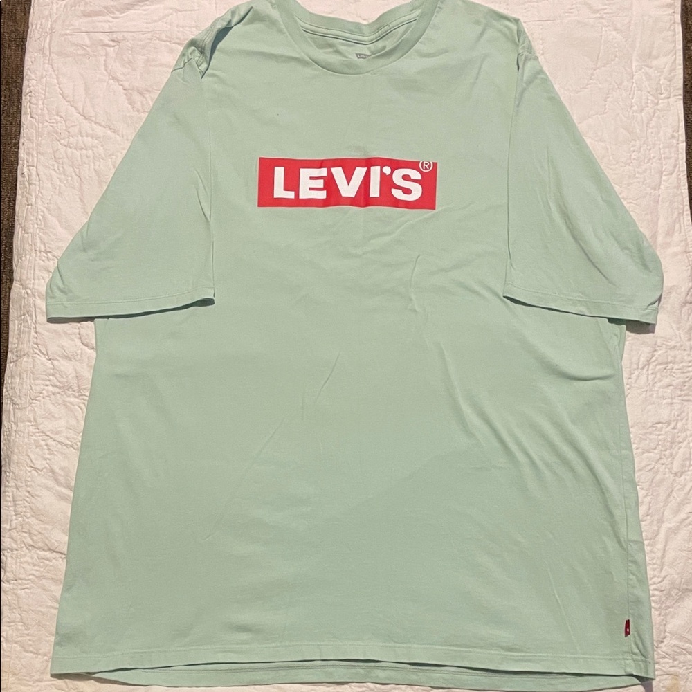 Levi's Light Green Logo Tee